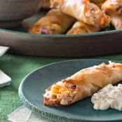 Buffalo Chicken Egg Roll Minis