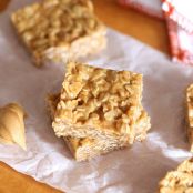 bars - 3 Ingredient No Bake Peanut Butter Oat Squares