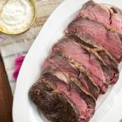 Prime Rib with Fresh Horseradish Sauce