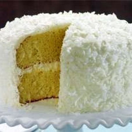 Classic ANGEL FLAKE Coconut Cake