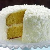 Classic ANGEL FLAKE Coconut Cake