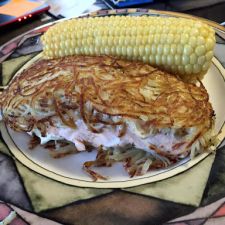 Salmon with Yukon Gold Hash Browns