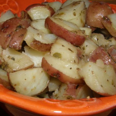 Holiday Crockpot Herb Potatoes