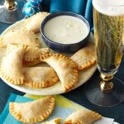 Buffalo Chicken Empanadas with Blue Cheese Sauce Recipe