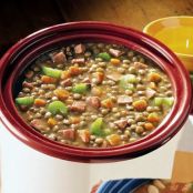 ham and lentil stew