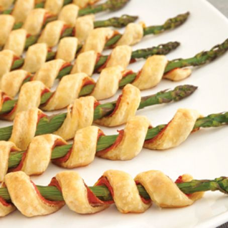 Prosciutto Asparagus Spirals