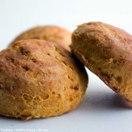 Sweet Potato Biscuits with Maple Glaze