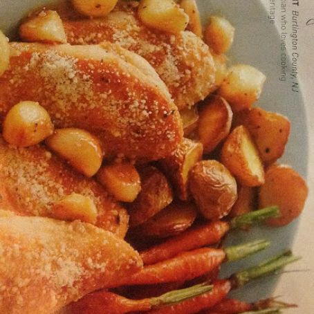 Chicken with 20 cloves of Garlic