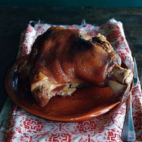 Garlic-Roasted Pork Shoulder