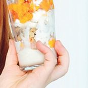 Apricot Crumble Parfait Recipe at Epicurious.com
