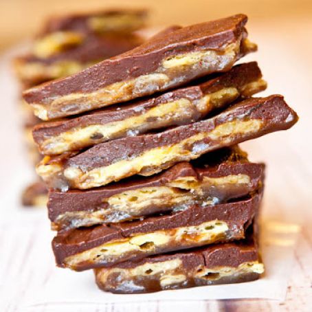 Chocolate Saltine Toffee