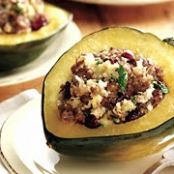 Sausage-Stuffed Acorn Squash