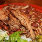 Slow Cooker Pork and Beans