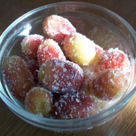 Sugar Frozen Grapes
