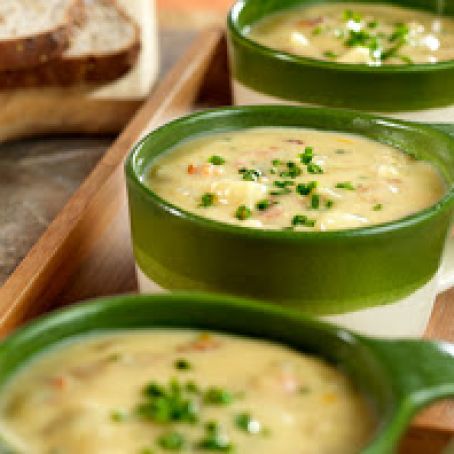 Slow Cooker Bacon Potato Chowder