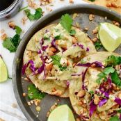 Tostadas-Chicken Thai Peanut