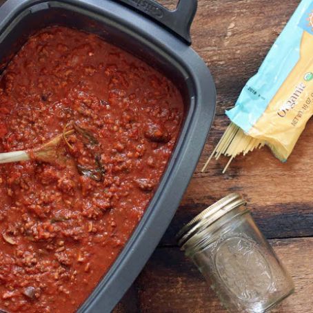 Grandmother’s Slow Cooker Spaghetti Sauce