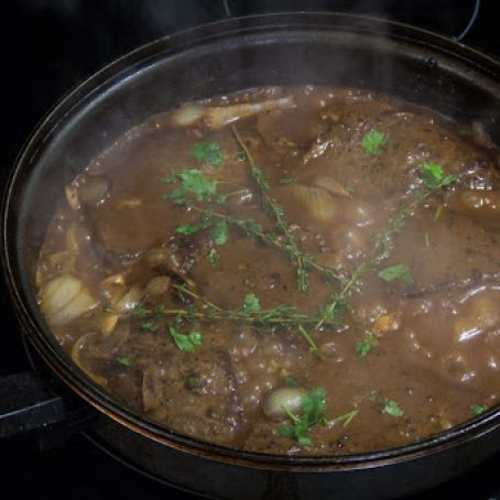 BEEF,  GRAVY AND RICE