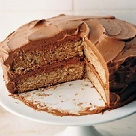 Cinnamon Cake with Chile-Chocolate Buttercream