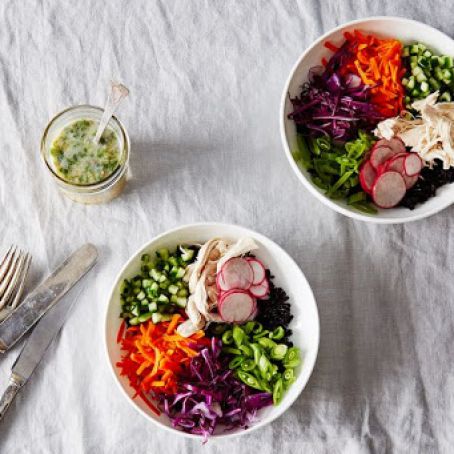 Forbidden Rice Salad with Thai Coconut-Lime Dressing
