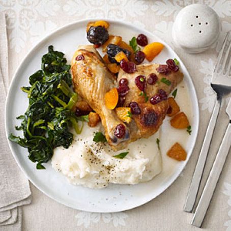 Baked Chicken with Dried Fruit