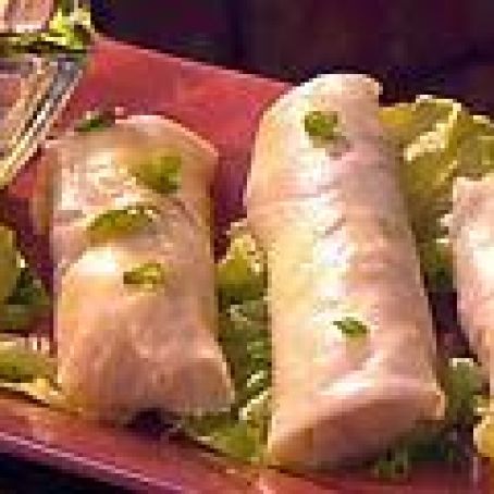 Chicken and Vegetable Spring Rolls
