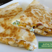 Melding Magic: Jalapeno Popper Chicken Quesadillas
