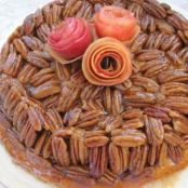 Upside Down Apple Pecan Pie