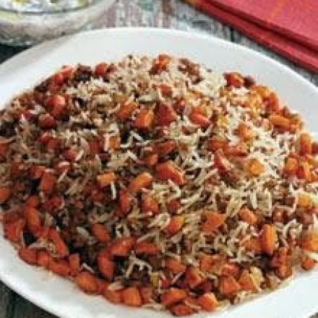 Rice with carrots