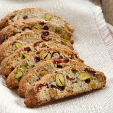 Cherry and Pistachio Biscotti