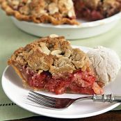 Strawberry-Rhubarb Crumble Pie Recipe
