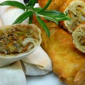 Leftover Turkey Spring Rolls