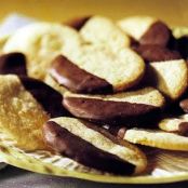 Chocolate-Coated Orange Cookies