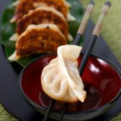 Pan Fried Pork and Shrimp Potstickers