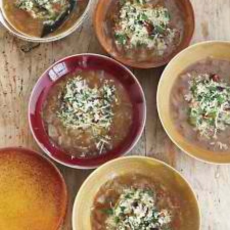 Caramelized-Shallot Soup