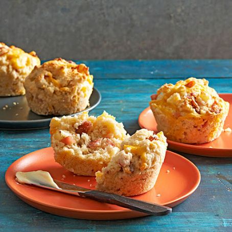 Apple, Cheddar, and Bacon Scuffins