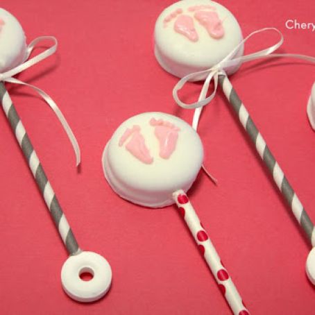 Sandwich Cookie Baby Rattles