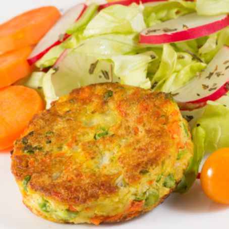 Tortitas de Papa con Verduras