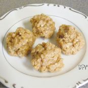 Peanut Butter No-Bake Drop Cookies