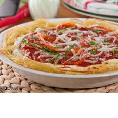 Pepperoni Spaghetti Pie