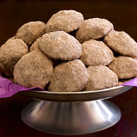 Chocolate Mexican Wedding Cookies
