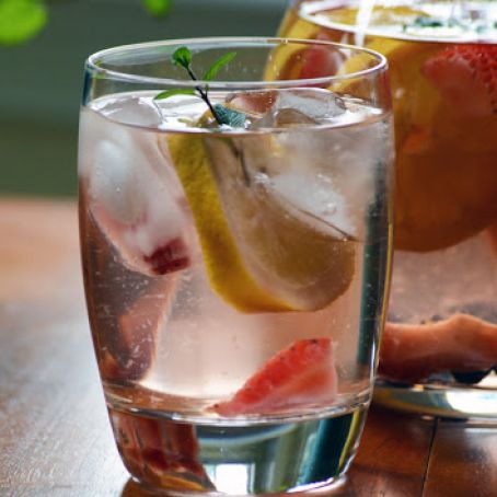 Strawberry Mint Spa Water