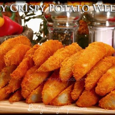 Spicy Crispy Potato Wedges