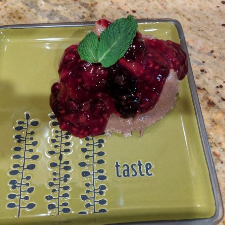 Paleo Dark Chocolate Panna Cotta