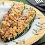 Stuffed Grilled Zucchini