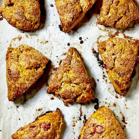 Pumpkin Scones with Cinnamon Butter