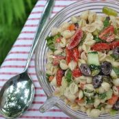 Greek Salad with Creamy Feta Dressing
