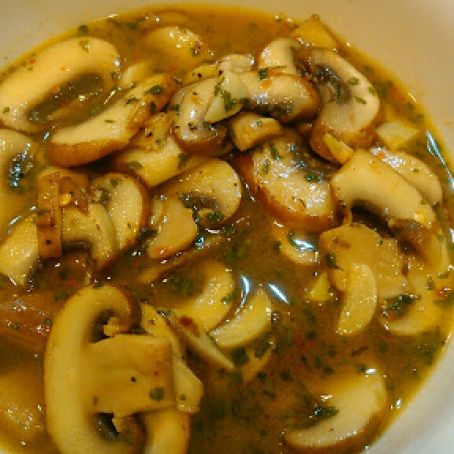 Mushrooms in Garlic Sauce