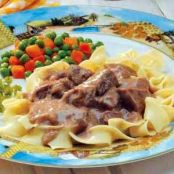 Beef in Onion Gravy