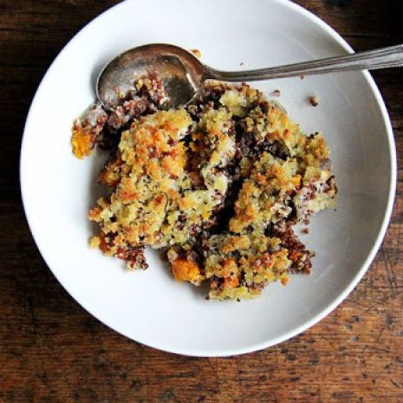 Baked Quinoa with Roasted Butternut Squash & Gruyère
